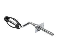 Homeponnew Longue poignée de barbecue en acier inoxydable avec filetage de 12 mm pour Traeger, compatible avec la plupart des fumoirs et fours