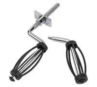 Homeponnew Longue poignée de barbecue en acier inoxydable avec filetage de 12 mm pour Traeger, compatible avec la plupart des fumoirs et fours