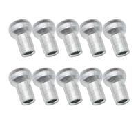 Homeponnew Lot de 10 bornes à billes en métal pour poulie de salle de sport 5 mm et 6 mm - Pièces de joint de port de câble métallique compatibles avec les câbles d'équipement de fitness