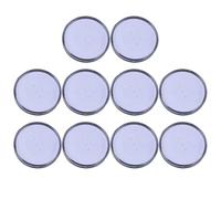 Homeponnew Lot de 10 capsules en plastique transparent de 70 mm avec joints intérieurs, porte-monnaie et boîte de rangement pour pièces de collection