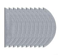 Homeponnew Lot de 10 chiffons de rechange en microfibre de qualité supérieure pour Roborock Q10/S5/VF Series - Lavables - Ajustement exact pour aspirateurs robots Q10V+/Q10S5+/Q10VF+