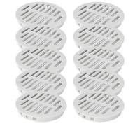 Homeponnew Lot de 10 filets de ventilation pour meubles - Grille d'aération respirante en polypropylène pour armoires, armoires à chaussures et meubles TV - Empêche la moisissure et les insectes