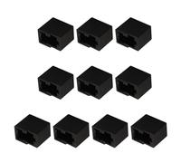 Homeponnew Lot de 10 housses de protection en silicone pour extrudeuse Kobra 3 - Résistantes aux hautes températures jusqu'à 300 ℃ - 150 x 100 x 50 mm - Noir