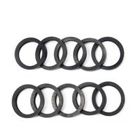 Homeponnew Lot de 10 joints de bec de bidon de gaz - Joints toriques en caoutchouc pour buses de réservoir de carburant, rondelles noires compatibles avec les bidons d'essence standard