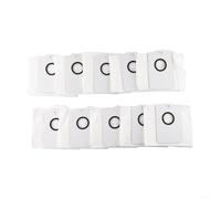 Homeponnew Lot de 10 sacs à poussière de rechange pour Conga 7490 8290 Immortal Home pour X-Treme Ultra Power pour Genesis - Sacs filtrants en tissu non tissé blanc