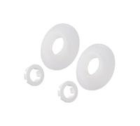 Homeponnew Lot de 2/4 joints de valve de chasse d'eau de rechange pour modèles SV01967 SVO1967 et SV, compatible avec les toilettes Ideal Standard Armitage Sottini, joint en caoutchouc avec clips