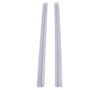 Homeponnew Lot de 2 bandes d'étanchéité transparentes de 50 cm pour porte de douche, déflecteur d'eau en caoutchouc pour panneaux de verre de 6/8/10/12/15 mm, installation facile à couper pour éviter