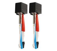 Homeponnew Lot de 2 blocs de chauffage thermique pour imprimante 3D KOBRA 2/3, extrudeuse en métal et silicone avec contrôle précis de la température, compatible avec ANYCUBIC Kobra Series