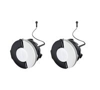 Homeponnew Lot de 2 bouchons de réservoir de carburant de rechange pour tronçonneuses MS210, MS230 et MS250 - Construction en plastique durable, design anti-fuite, pour couvercle compatible OEM de