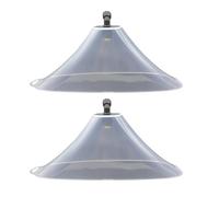 Homeponnew Lot de 2 buses de pulvérisation coupe-vent de type ventilateur pour pulvérisateurs électriques agricoles, filetage interne M14 × 1,5, construction en cuivre et polypropylène, lot de 2 (tête