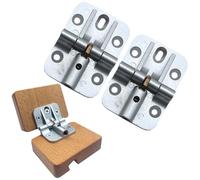 Homeponnew Lot de 2 charnières de verrouillage réglables à 180 degrés pour tables pliantes et portes pliantes en alliage de zinc avec positionnement de 90/135/180