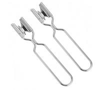 Homeponnew Lot de 2 éplucheurs d'ananas en acier inoxydable et coupe-yeux, outil de cuisine