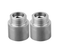 Homeponnew Lot de 2 extensions de pommeau de douche en acier inoxydable 304 qui garantissent durabilité et résistance et pneumatique