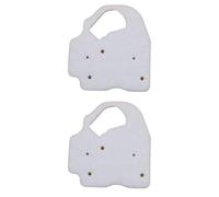 Homeponnew Lot de 2 filtres à air de rechange pour tronçonneuse STIHL MS162, MS172 et modèle 1148-141-1700, construction en plastique, blanc
