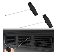 Homeponnew Lot de 2 outils de démontage de tableau de bord pour Mercedes-SL R107 R129 W114 W115 - Construction en acier carbone et plastique avec crochet de 185 mm de long