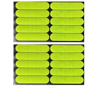 Homeponnew Lot de 20 autocollants réfléchissants imperméables à motif nid d'abeille hexagonaux pour garniture intérieure de voiture et moyeu de roue