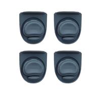 Homeponnew Lot de 4 bouchons de rechange en silicone pour bouteilles d'eau Owala FreeSip de 50,9/7,9/118,2/1,2 l, couvercle anti-fuite, noir/rose/gris