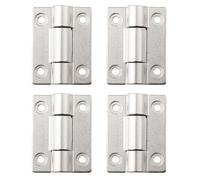 Homeponnew Lot de 4 charnières d'amortissement de couple réglables pour portes d'armoires et fenêtres, rotation à 360° avec butée de positionnement, tige en alliage de zinc, 45 x 35 mm