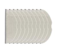 Homeponnew Lot de 4 chiffons de rechange en microfibre pour aspirateur robot Dreame D20 & D20 Pro Plus