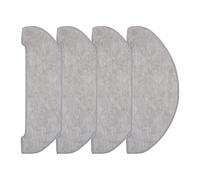 Homeponnew Lot de 4 chiffons de rechange pour aspirateur robot Vexilar, tampons de nettoyage en microfibre