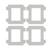 Homeponnew Lot de 4 chiffons de rechange pour station C1/C1, tampons de nettoyage en microfibre lavables et réutilisables, lot de 4