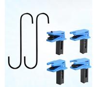 Homeponnew Lot de 4 colliers de serrage verticaux pour couvercle de ligne de frein et scellant, outil de réparation automobile avec installation rapide à ressort, bleu (B)