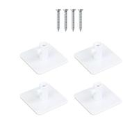 Homeponnew Lot de 4 crochets de fixation pour mixeur avec vis, support de rangement de cuisine peu encombrant pour mixeurs KitchenAid