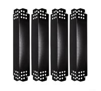 Homeponnew Lot de 4 protections thermiques Nexgrill en acier avec revêtement en porcelaine pour barbecue - Pièces de rechange pour brûleur à gaz - Contrôle de la température
