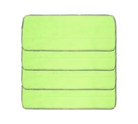 Homeponnew Lot de 4 recharges de rechange en microfibre pour balai à franges Libman Rincer et essorer et seau, lavables et réutilisables pour un nettoyage en profondeur sur le bois, le carrelage et