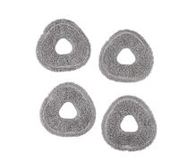 Homeponnew Lot de 4 serpillères en microfibre réutilisables et lavables pour aspirateurs Narwal pour FREO X, pour ULTRA, J4 et J4 Lite, gris