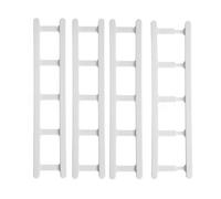 Homeponnew Lot de 4 supports muraux réglables pour capsules de café Nespresso VertuoLine et OriginalLine - Blanc