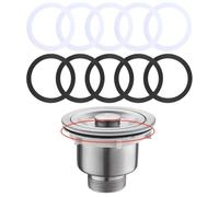 Homeponnew Lot de 5 paires d'évier de 110 mm pour paire d'anneaux de 110 mm adaptées pour la cuisine et la salle de bain assurant durabilité et résistance à l'usure des éviers à linge adaptés à divers