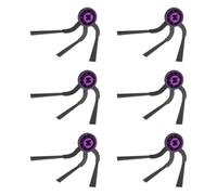 Homeponnew Lot de 6 brosses latérales de rechange pour aspirateur robot à vidange automatique Eureka J15 Max, brosses d'angle en plastique et nylon pour un nettoyage efficace des bords