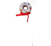 Homeponnew Lot de 6 décorations de sapin de Noël en mousse à faire soi-même, flocon de neige, étoile, bonhomme de biscuits, boule et sucette, kit de pendentifs légers à suspendre pour décoration