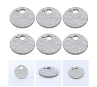 Homeponnew Lot de 6 filets volatils à double trou pour 2000ST 5000, filtre de chauffage en fer-chrome et aluminium