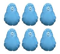 Homeponnew Lot de 6 poids de bâche de piscine en PVC avec crochets - Sacs à eau étanches pour piscines hors sol, en forme de larme, 22,9 x 34,8 cm une fois remplis (bleu peu profond)