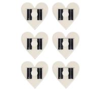 Homeponnew Love Candle Lot de 6 lampes solaires de jardin étanches en forme de flamme artificielle pour terrasse, balcon, cour, alimentées à l'énergie solaire résistantes aux intempéries Blanc