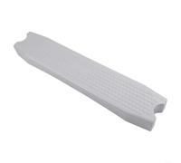 Homeponnew Marchepied de rechange en plastique moulé antidérapant pour piscines hors sol et creusées, marches antidérapantes et sécurisées, plate-forme d'escalier - 49 cm