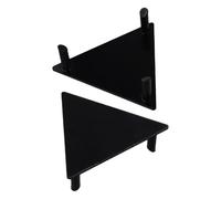 Homeponnew Matériau acrylique robuste : ce support de balle triangulaire est construit à partir d'acrylique solide qui se fond sans effort dans n'importe quel environnement tout en offrant un support