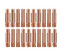 Homeponnew MB-15AK M6*25mm Tip Gas Nozzle for MIG/MAG Welding Torch, Lot de 20 - Compatible avec les soudeurs MB-15AK - Construction en alliage de cuivre, pré-0,9 mm
