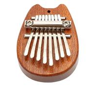Homeponnew Mini boîte à musique Kalimba à 8 touches, piano à pouce en bois pour cadeau de Saint-Valentin et d'anniversaire, instrument portable inspiré de Spirited Away (A)