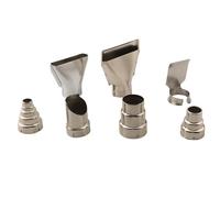 Homeponnew Mini outil de bricolage à air chaud à double température avec buse de 35 mm, 4 buses d'air chaud en acier inoxydable compatibles avec la plupart des outils à air chaud