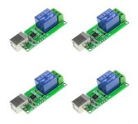 Homeponnew Module relais USB 5 V pour maison intelligente et contrôle industriel, sans pilote et double alimentation, prend en charge AC 250 V/10 A et DC 30 V/10 A, pour automatisation IoT (4)