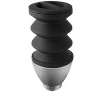 Homeponnew Moulin à grains de café monodose pour trémie avec outil de nettoyage à soufflet, compatible avec broyeurs à trémie, noir ou argent