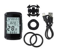 Homeponnew Ordinateur GPS sans fil pour vélo avec écran LCD de 6,1 cm, rétro-éclairage toujours allumé, autonomie de 28 heures, compatible avec compteur de vitesse et compteur kilométrique
