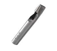 Homeponnew Outil de creuseuse de trous en métal avec boucle à vis ovale et loquet rotatif pour pare-soleil, bâche, tonnelle de jardin, écran vertical et filet de fixation - Argent