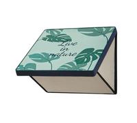 Homeponnew Panier à linge mural, panier de rangement pliable et imperméable pour chambre à coucher et salle de bain, gain de place, vert