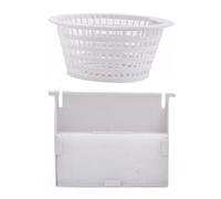 Homeponnew Panier de skimmer avec kit de déversoir pour piscine Hayward 8926 et 8928 Pièces de rechange en plastique blanc accessoire filtre compatible avec les écumoires standard et large ouverture