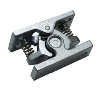 Homeponnew Pare-chocs de porte avec mécanisme à ressort, alliage de zinc et acier inoxydable 304 double loquet à rouleau pour un maintien sûr, butée de porte robuste pour camping, bateaux, caravanes