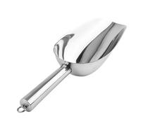 Homeponnew Pelle à glace en acier inoxydable pour cuisine, poignée de 27 cm de long avec trou de suspension, outil de décongélation pour réfrigérateur, congélateur et buffet